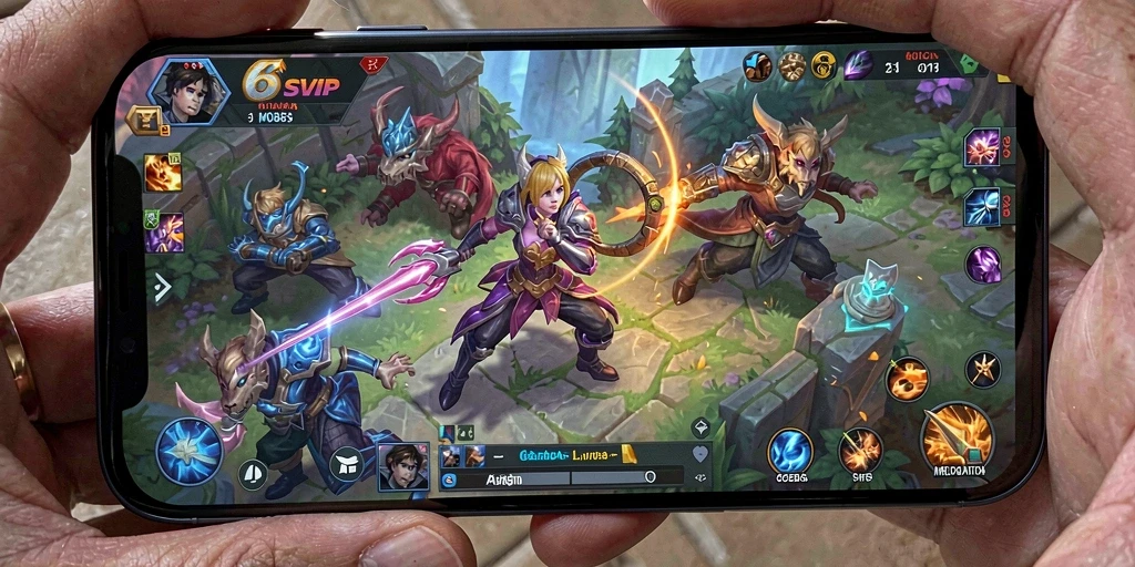 Tampilan gameplay menegangkan dan strategis dalam 6SVIP.