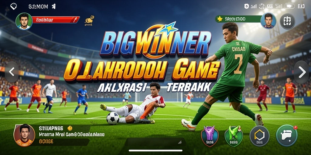 Tampilan gameplay seru dalam aplikasi BIGWINNER.