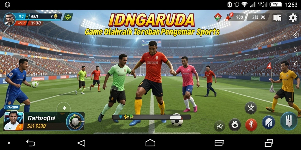 Screenshot gameplay <strong>IDNGARUDA</strong> yang menunjukkan aksi seru olahraga.