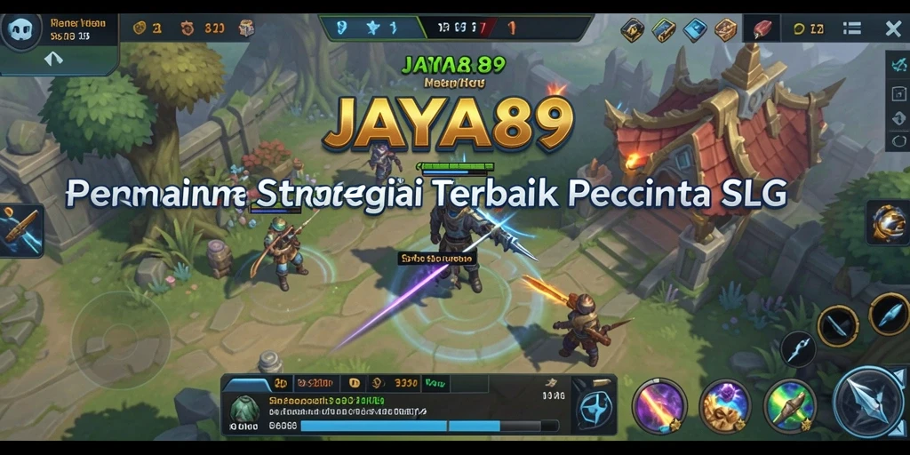 Gameplay seru JAYA89 dengan pertempuran taktis dan pembangunan kota.
