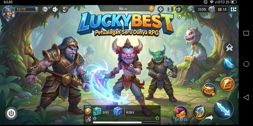 Gameplay seru dan dinamis di dunia RPG LUCKYBEST.