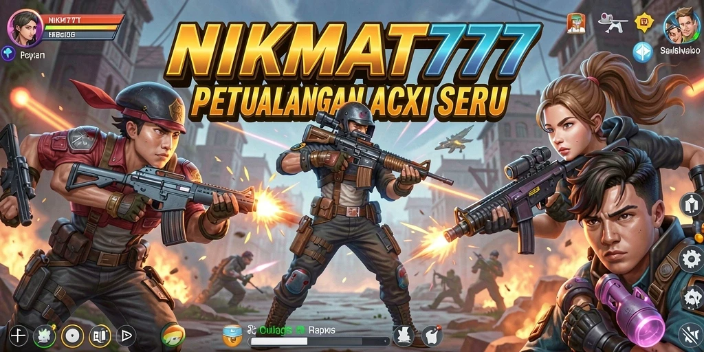 Tampilan action seru dari gameplay NIKMAT777 yang menegangkan.