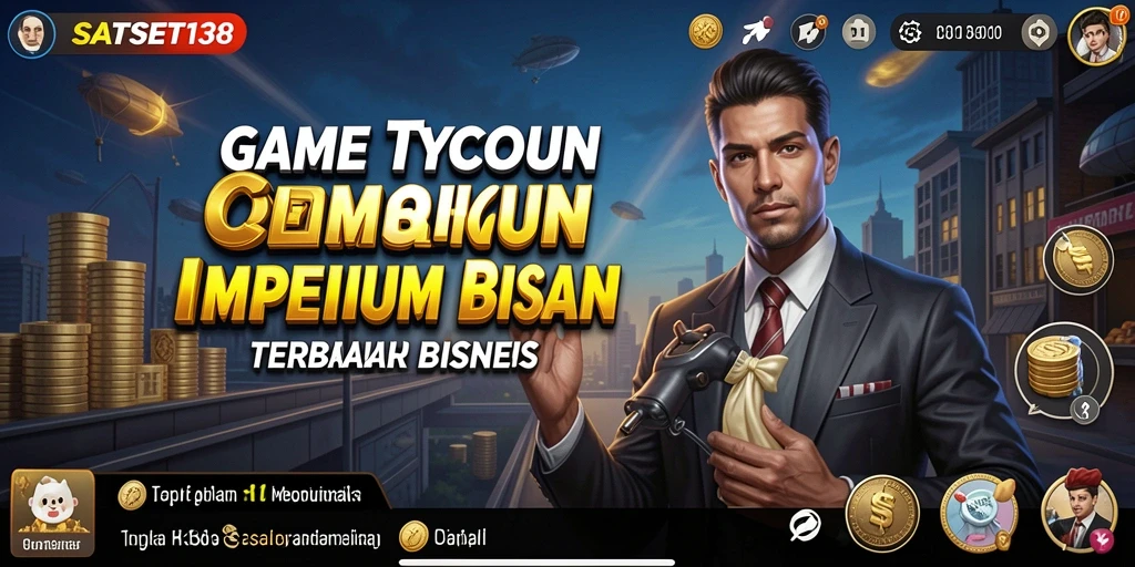 Tampilan menawan dari gameplay SATSET138 yang penuh strategi Tycoon.