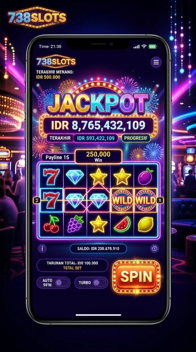 Koleksi game menarik di aplikasi 738slots.